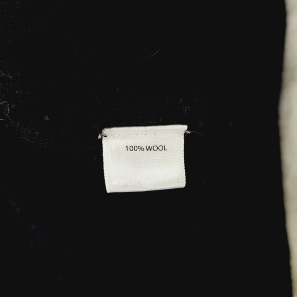 Saks Fifth Avenue Gray Wool Dry Clean Ruffled Sweater 3008 - Picture 6 of 8